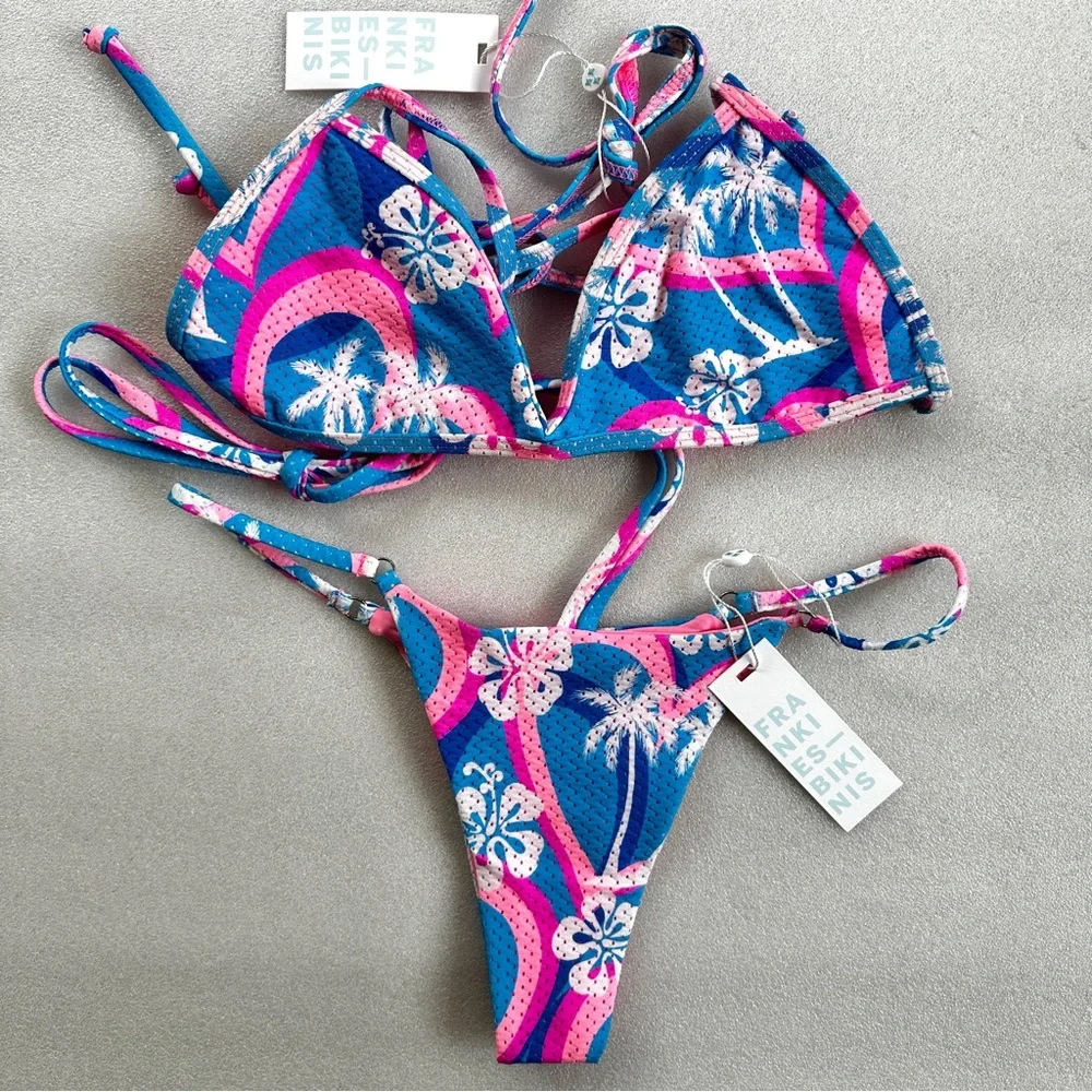 Frankie's Bikinis Mesh Tropic Love Bikini